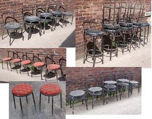 Job Lot 31 Cafe Pub Chairs Stools Bar Stools Metal Very Strong Inside Outside