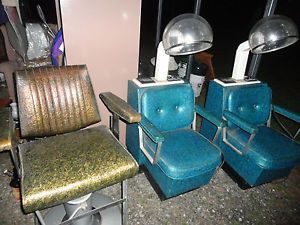 Vintage Barber Shop Chair Hair Salon Equipment Beauty Shop Equipment