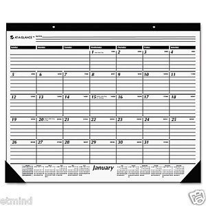 2014 at A Glance Monthly Desk Pad Calendar 22" x 17'' Recycled