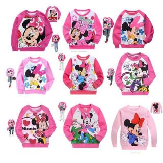 U Pick 2 9 Years Toddlers Kids Girls Minnie Mouse Long Sleeve T Shirt Tops NLT13