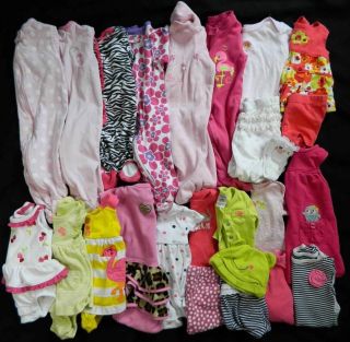 Baby Girl Spring Summer Outfit Clothing Lot Newborn NB 0 3 3 Months