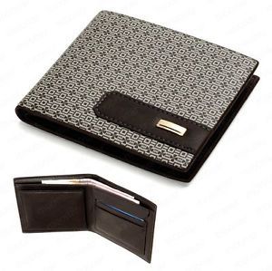 Classic Mens Bifold Leather Wallet Credit Card Holder Photo Pocket Clutch Purse