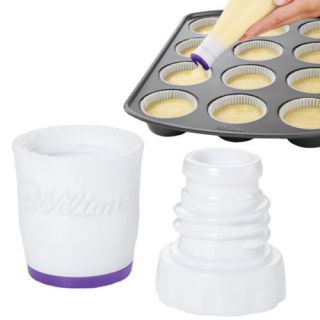 Wilton Perfect Fill Batter Dispenser Cake Icing Decorating Tips 411 7369