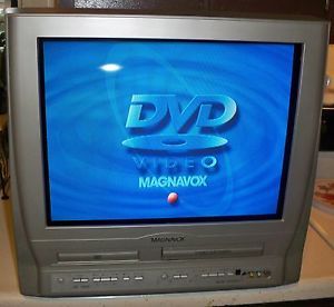 Maganavox mc4304 Silver Flat Tv Vcr Dvd Combo Color Tv Dvd Vhs Vcr Combo On Popscreen