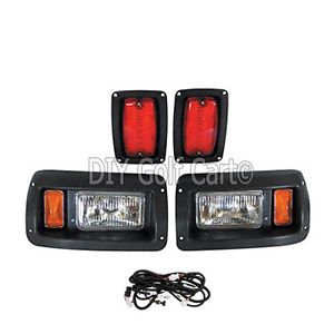 Club Car DS Golf Cart Headlight Tail Light Kit Gas and Electric 1993 to 2008