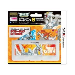 Pokemon Bw Nintendo 3ds Game Card Storage Case 6 White Kyurem Sticker Hori Ds On Popscreen