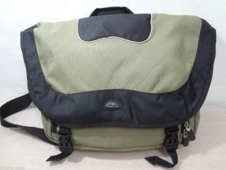 Samsonite Sage Green Black 15 inch Laptop Messenger Bag Organizer Case
