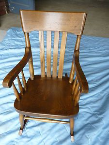 Childs Oak Rocking Chair