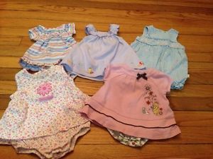 Baby Girl Size NB to 3 Months Adorable Spring Summer Clothing Lot