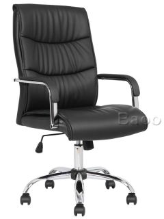 Quality Faux Leather Executive Swivel Vintage Style Computer Desk Office Chair