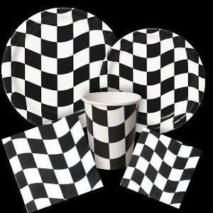 Racing Checkered Flag Party Supplies New Create Your Own Set