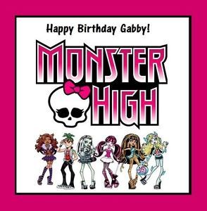 12 Monster High Stickers Loot Goody Gift Treat Favor Bag Labels Party Supplies