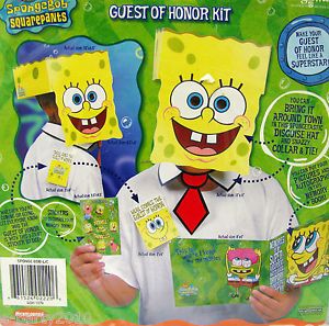 Spongebob Squarepants Party Guest of Honor Kit Birthday Party Supplies