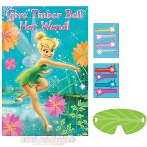 Disney Tinker Bell Party Game Poster Birthday Party Supplies Fairies Princess