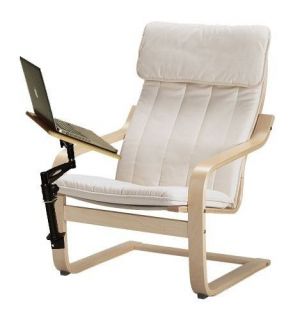 Chair with Attached Desk for Laptop or Tablet Laptop Chairs with Swing Arm Desk