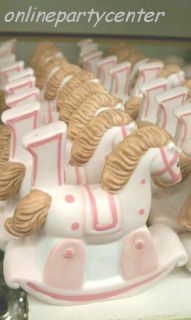 1st Birthday Ceramic Girl Horse Favor Favors Party Supplies Cake Top