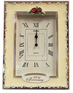 40th Ruby Wedding Anniversary Quartz Clock Present Gift