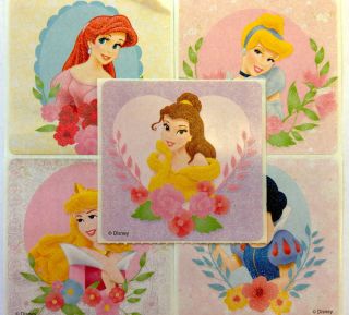 10 Disney Glitter Princess Stickers Party Favors Ariel