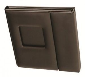 Deluxe CD DVD Black Leather Look Folio Professional Presentation Gift Case Box