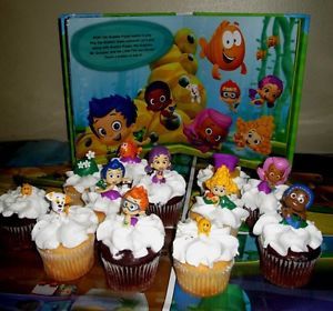 Bubble Guppies Book Toy Figures Birthday Party Supplies Decoration Cake Toppers