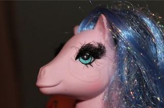 My Little Pony "Princess" Pink Castle Symbol Pony w Eyelashes 1981