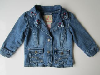 French Toast Girl's SIZE18MO Denim Jean Jacket VGC Toddler Kids Childs Coat