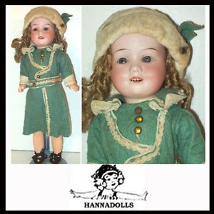 RARE 11 5"Antique Baby Betty Armand Marseille Character Doll All Original Mohair