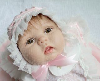 Reborn Baby Dolls Lucy Silicone Vinyl Dolls Lifelike Baby Doll 22"