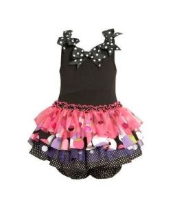 Bonnie Jean Baby Girls Multi Tier Polka Dot Tulle Fall Holiday Party Dress 24M