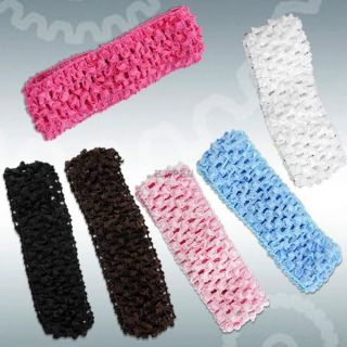 Baby Toddler Girls Crochet Headbands Hair Bands 6 Colors
