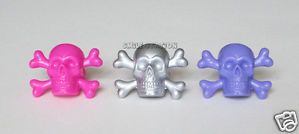 12 Skull Crossbone Cup Cake Rings Monster High Pirate Party Bag Favor Supply
