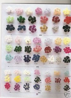 144 Small Satin Ribbon Roses Rose Buds Flowers