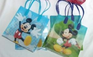 12 Pcs Club House Mickey Mouse Goody Gift Bag Disney Birthday Party Favor Supply