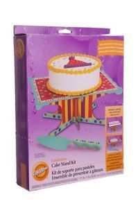 Wilton Cake Stand Server Birthday Party Graduation 9 x 13 in or 9 in Round New
