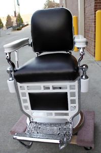 Fully Restored Theo A Kochs Antique Barber Chair