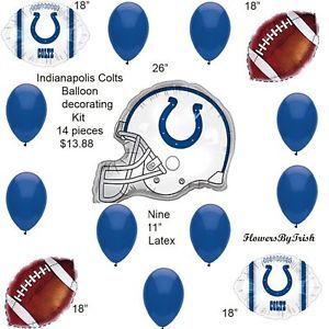 Indianapolis Colts Balloons Football Party Supplies