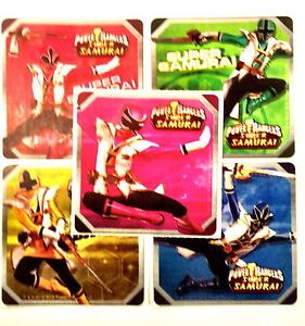 15 Power Rangers Super Samurai Stickers Party Favors Teacher Supply 2