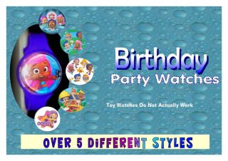Bubble Guppies 8 Pretend Toy Watches Party Favors Kids Birthday Pinata Watch