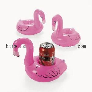 Flamingo Drink Holder Inflatable Pool Toy Party Favours