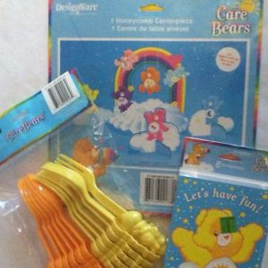 Care Bears Party Supplies Centerpiece Invitations Forks and Spoons