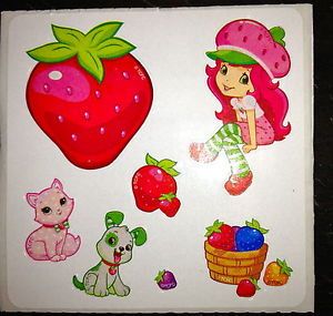10 Make Your Own Strawberry Shortcake Stickers Party Favors Teacher Supply