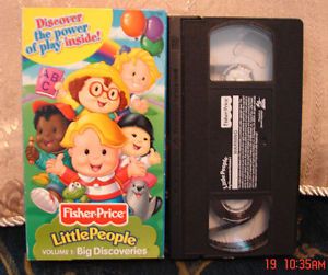 Little People Big Discoveries Vol1 Mint Cond Fisher Price VHS Video Educational