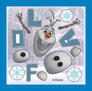 15 Make Your Own Olaf Frozen Disney Movie Stickers Party Favors