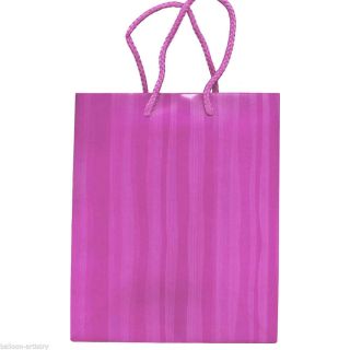 17" Birthday Messy Stripes Party Purple Extra Large Paper Gift Bag