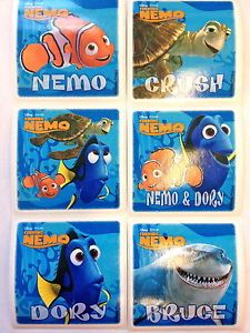 18 Disney Finding Nemo Stickers Party Favors Teacher Supply Crush Dory Squirt