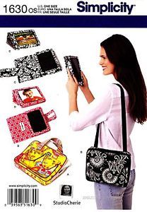 Simplicity Sewing Pattern 1630 E Book Reader Covers Tablet Carry Case Bag Tote