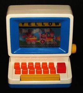 80s RARE Vintage Tomy Tutor Play Computer 1980s Educational Toy PC Learning