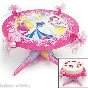 25cm Disney Princess Sparkle Style Party Birthday Disposable Cake Stand
