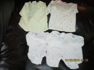Baby Girl Newborn Long Sleeve Clothes Lot 0 3 Months