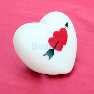 Colors Changing Mood LED Light Ball Night Lamp Double Heart Print
